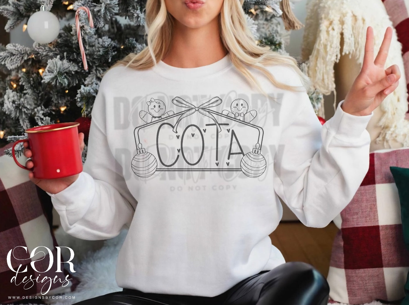 Cota (gingerbread w/ornaments)