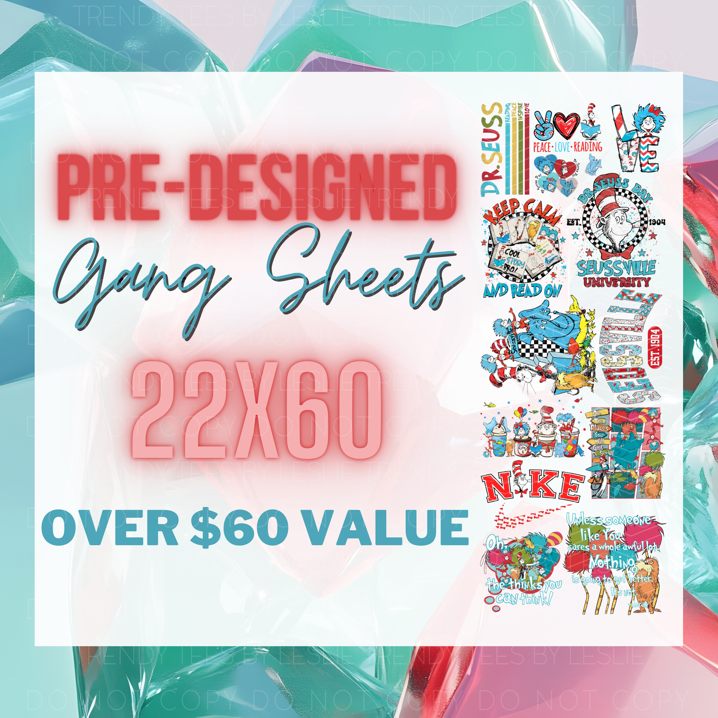 Seussical Gang Sheet