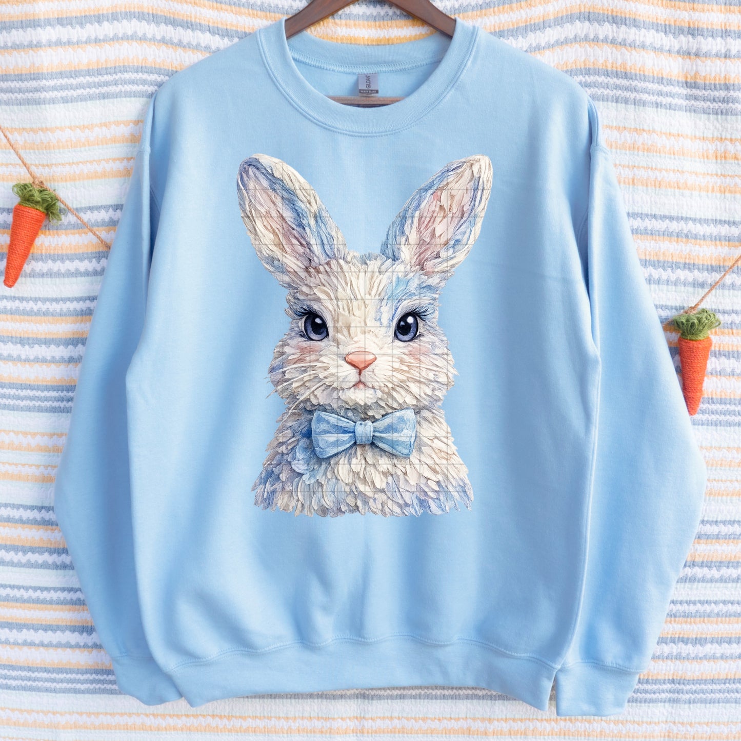 Boy Bunny with Bowtie – Easter DTF Transfer