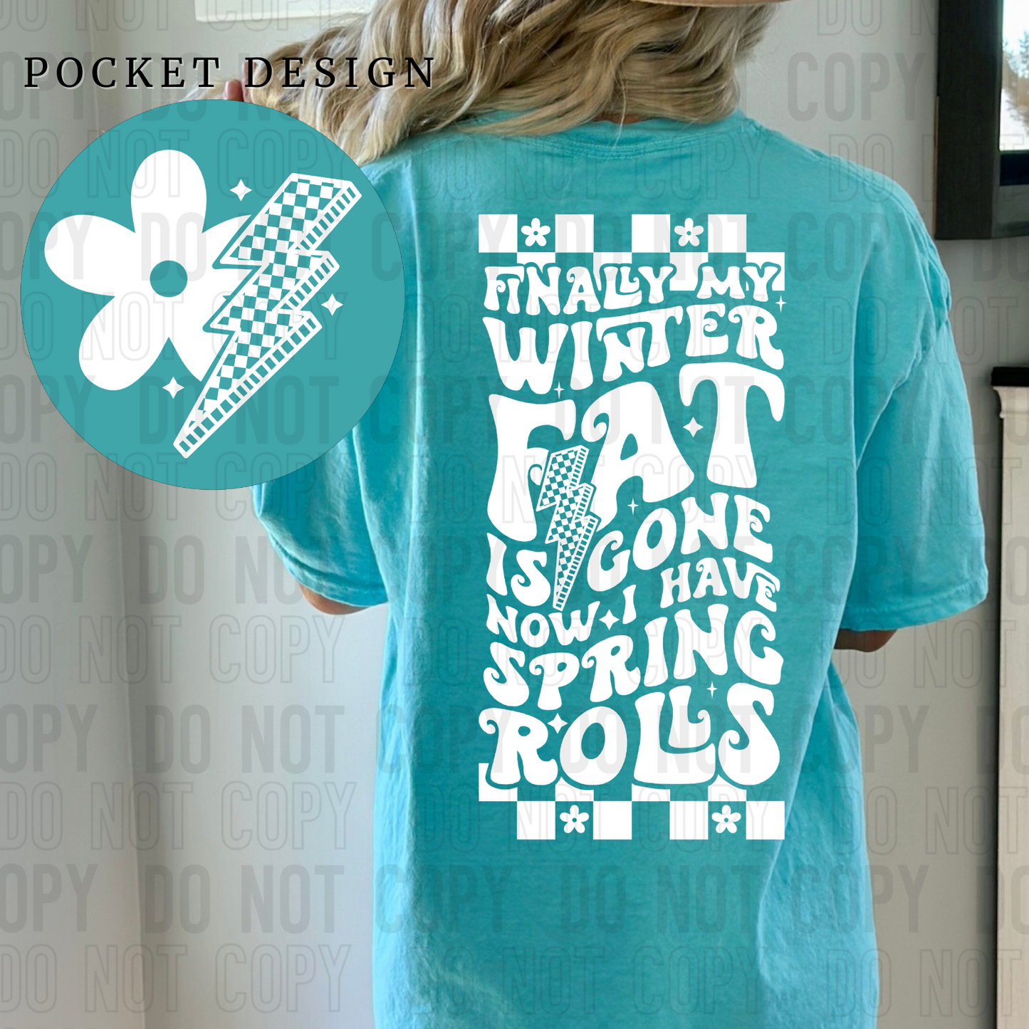 Finally my winter fat is gone now I have spring rolls-white (back)