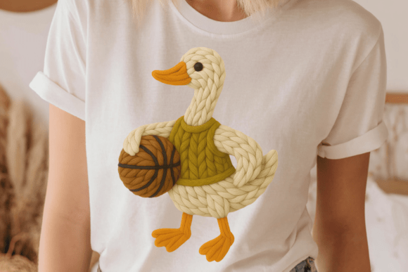 Silly Goose Basketball DTF Transfer