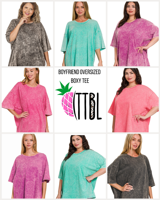 Boyfriend Oversized Boxy Tee