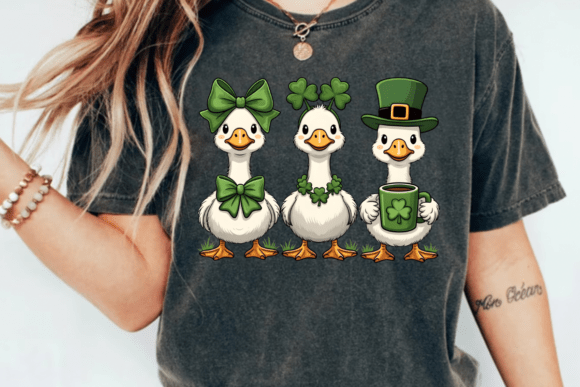 Silly Goose St Patrick’s Day DTF Transfer