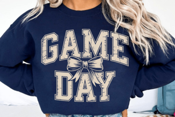 Game Day Bow DTF Transfer