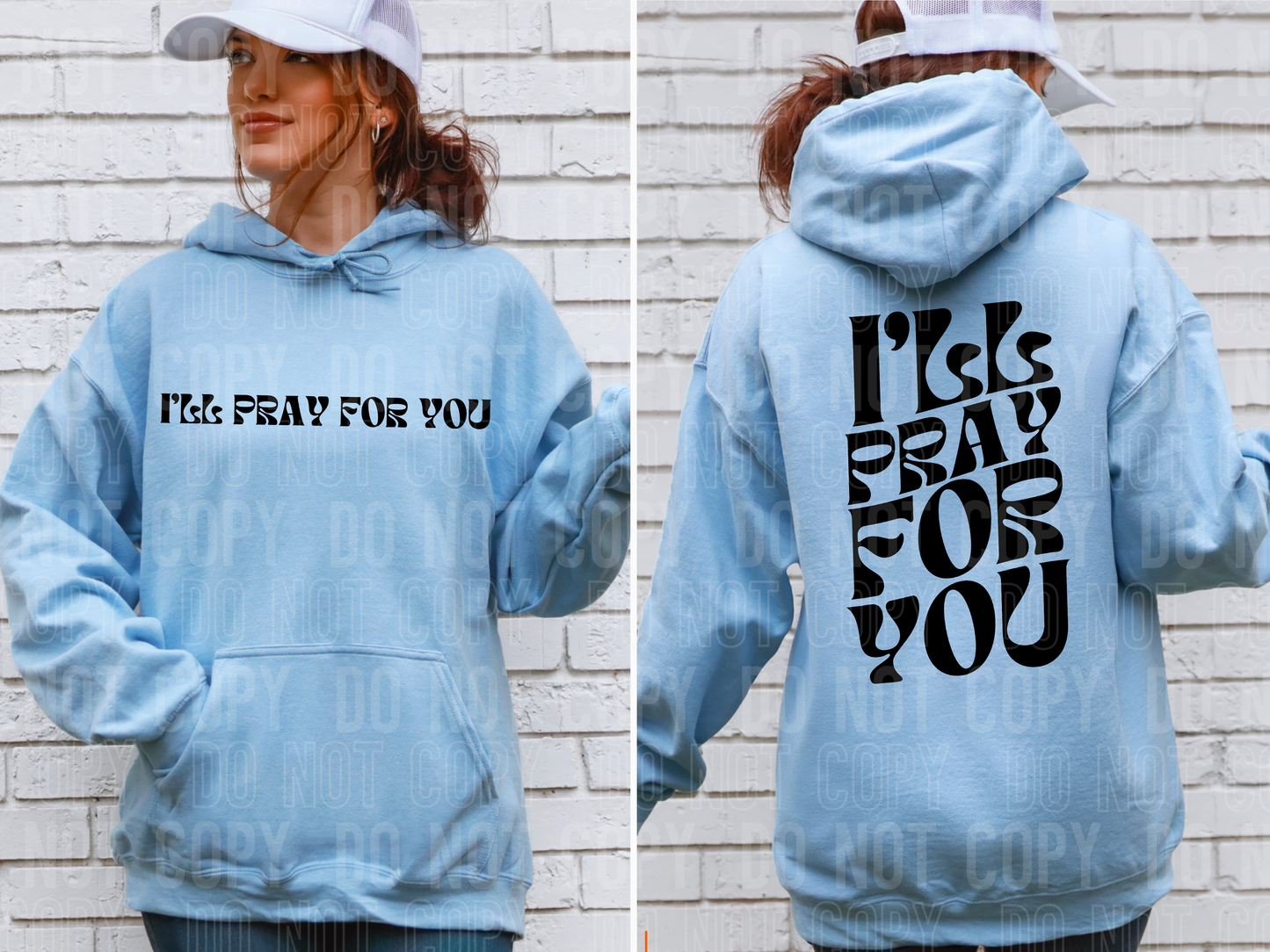 I'll pray for you black-(front)