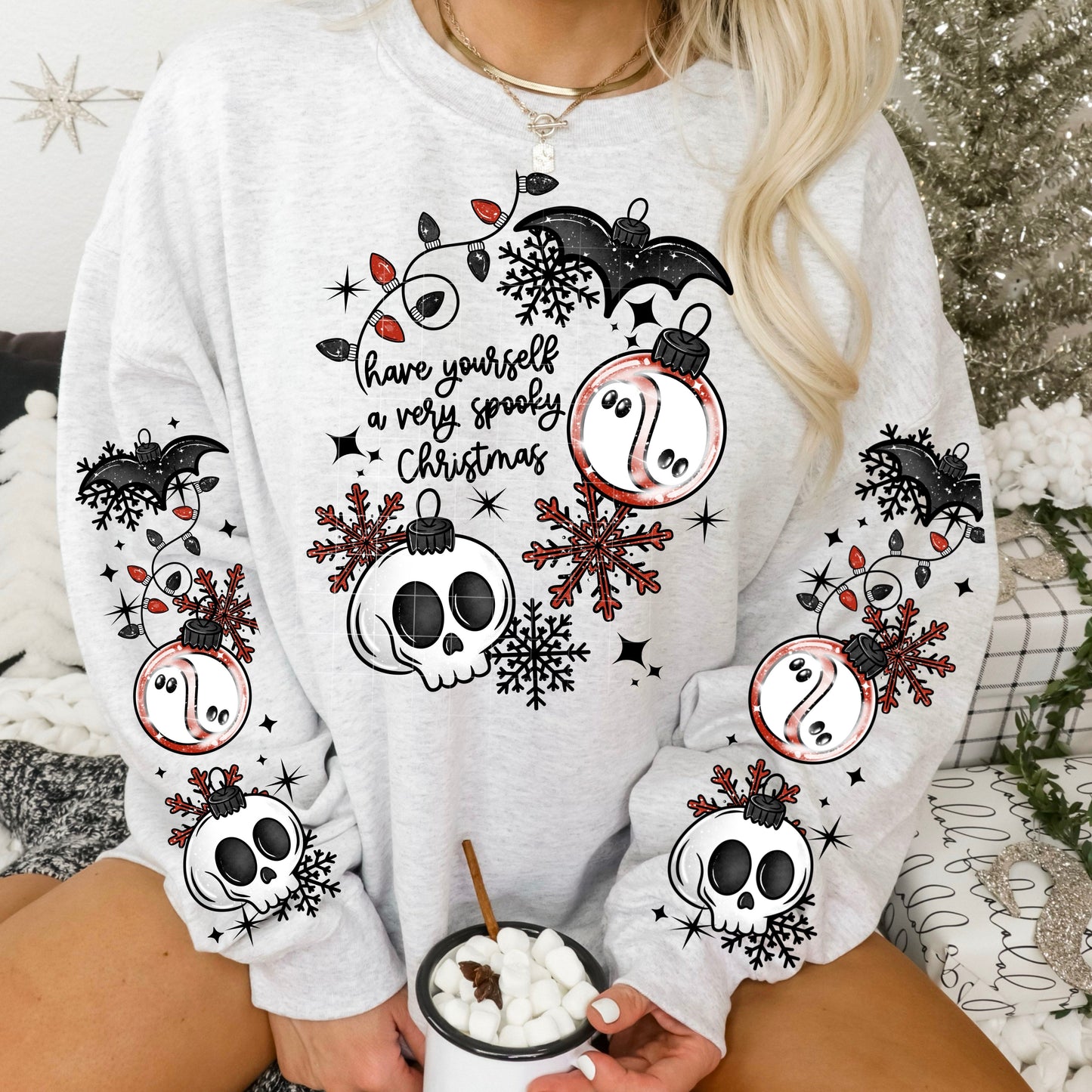 Have yourself a very spooky Christmas (front)-black