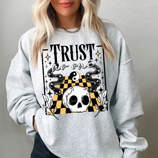 Trust No One (Checkered Skull)