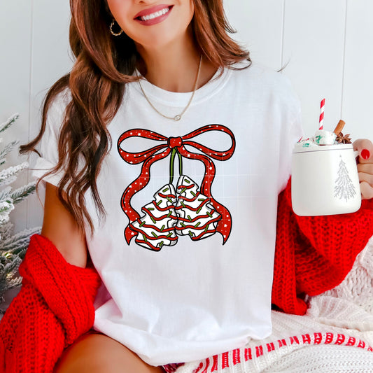 Christmas Tree Cakes Bow