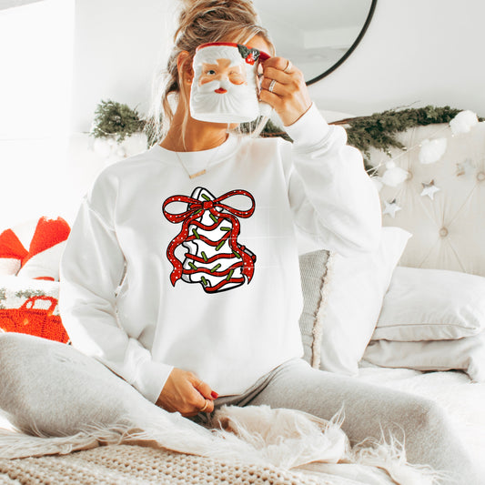 Christmas Tree Cake Bow