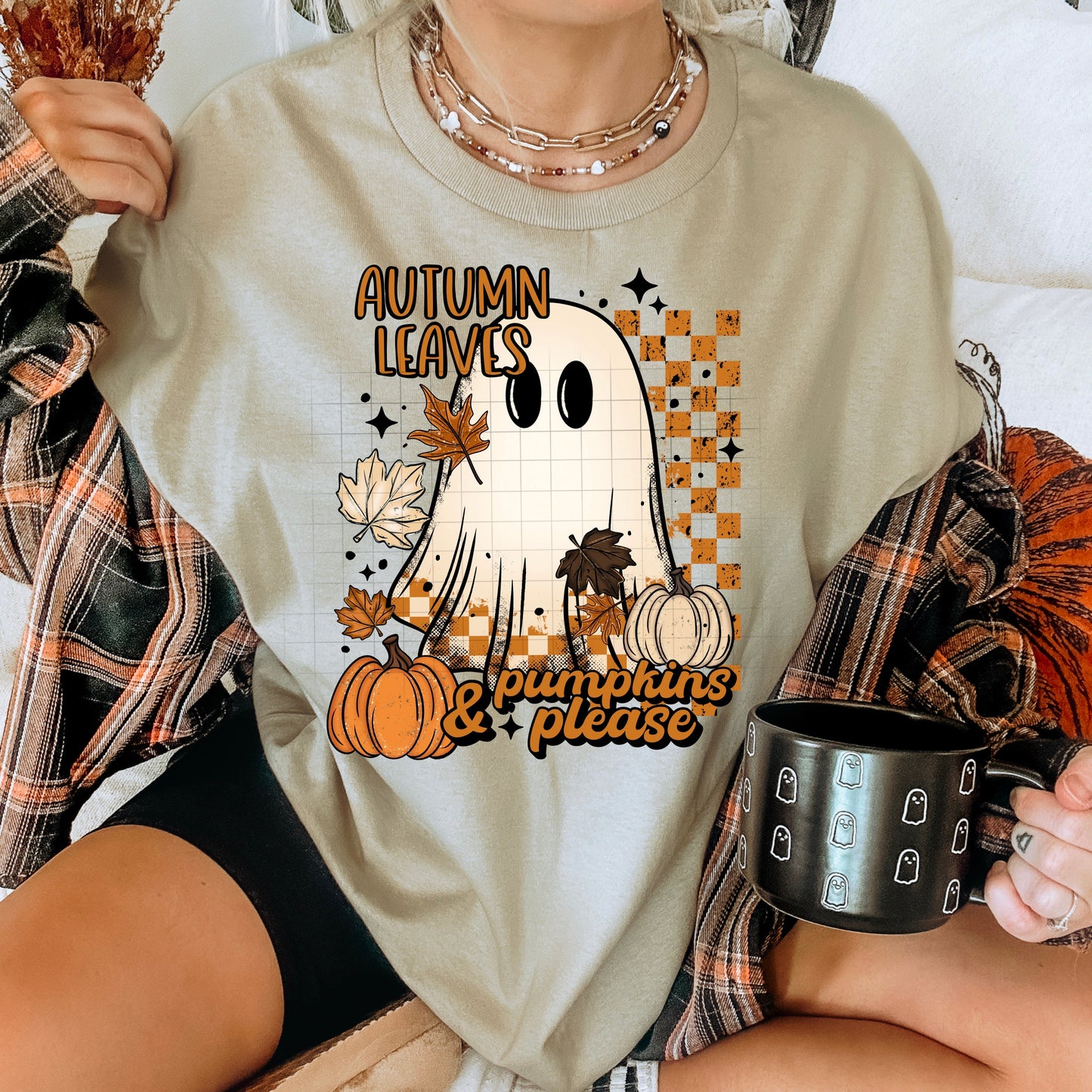 Autumn leaves and pumpkins please