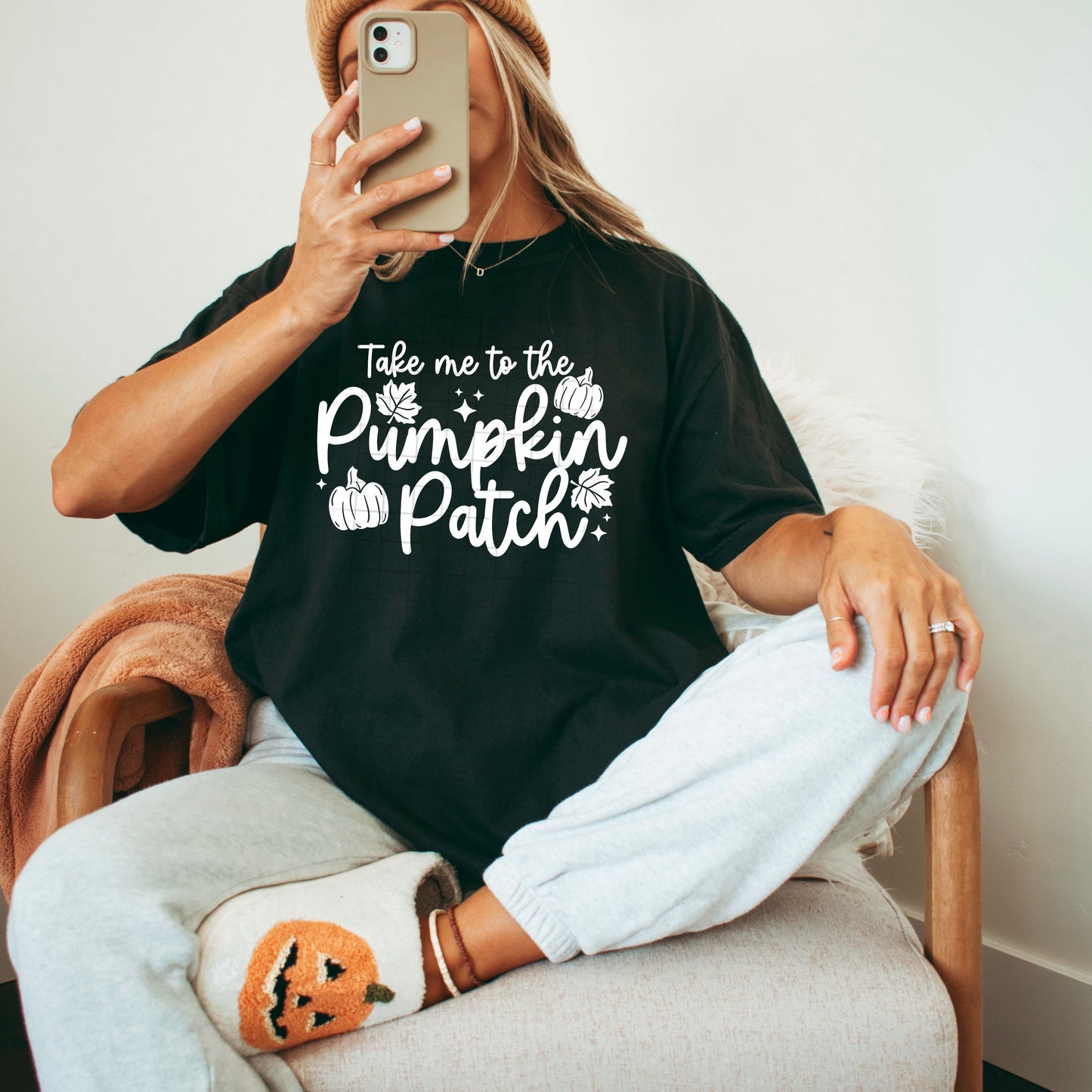 Take me to the pumpkin patch (white)