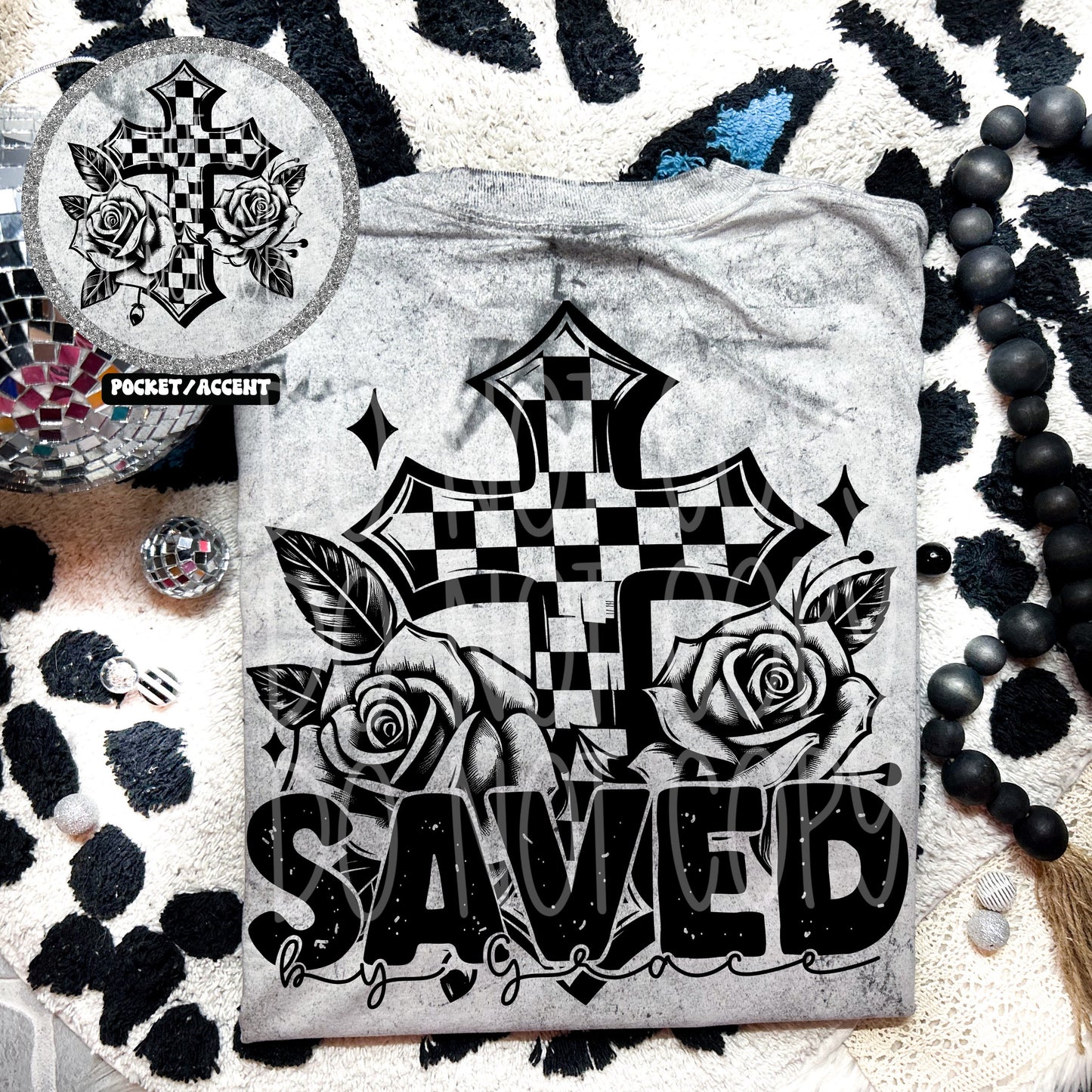 Saved by grace (back)