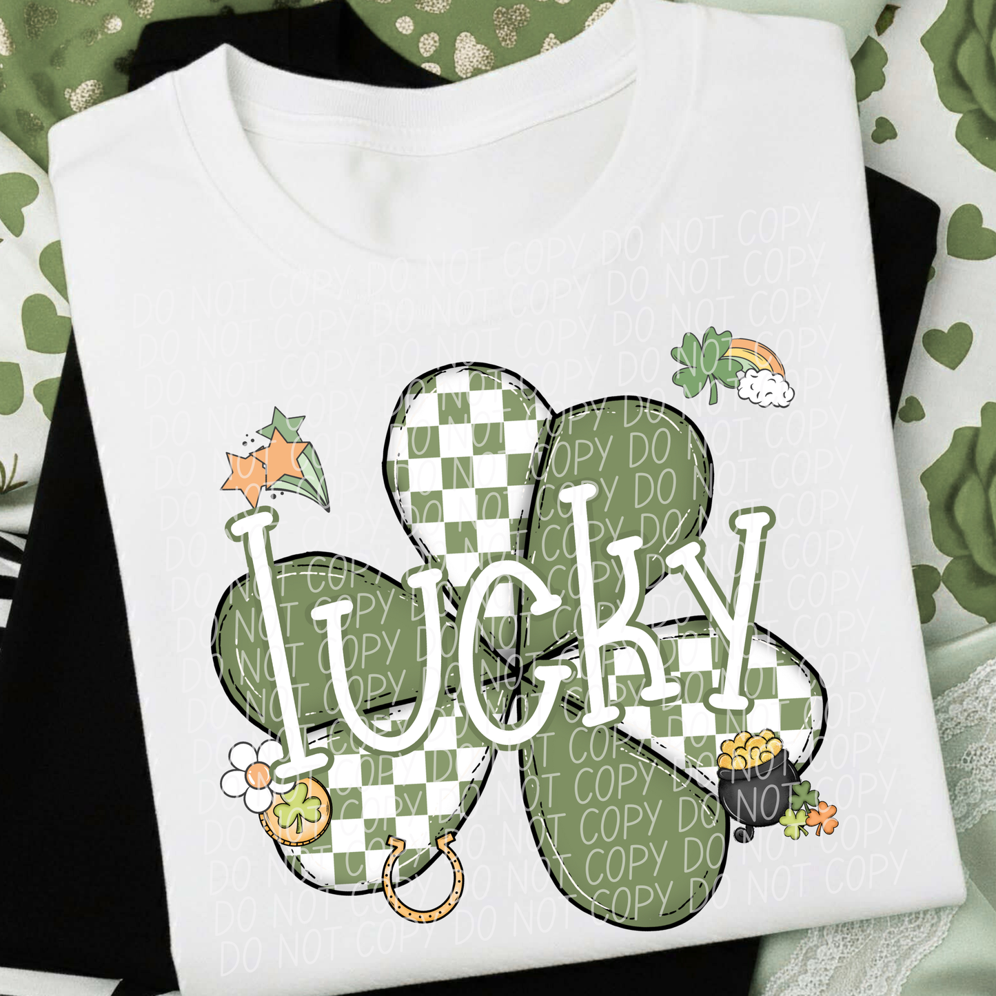 Lucky Shamrock DTF Transfer