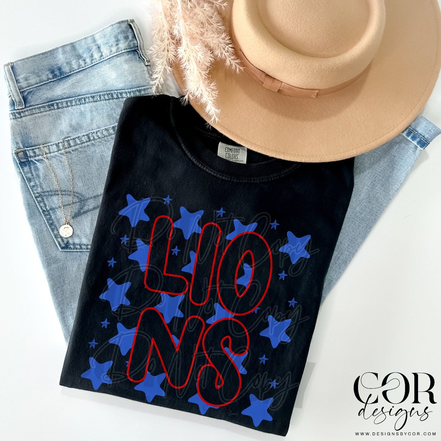 Lions (blue stars)