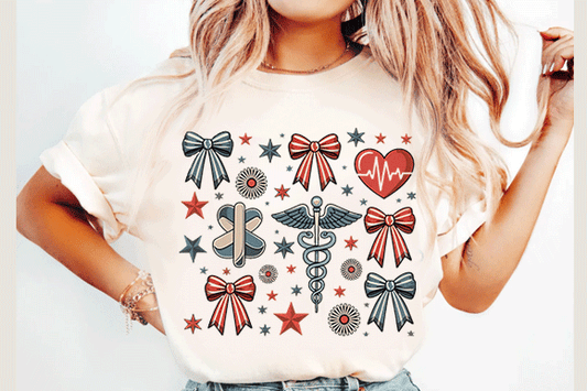 Nurse 4th of July Coquette