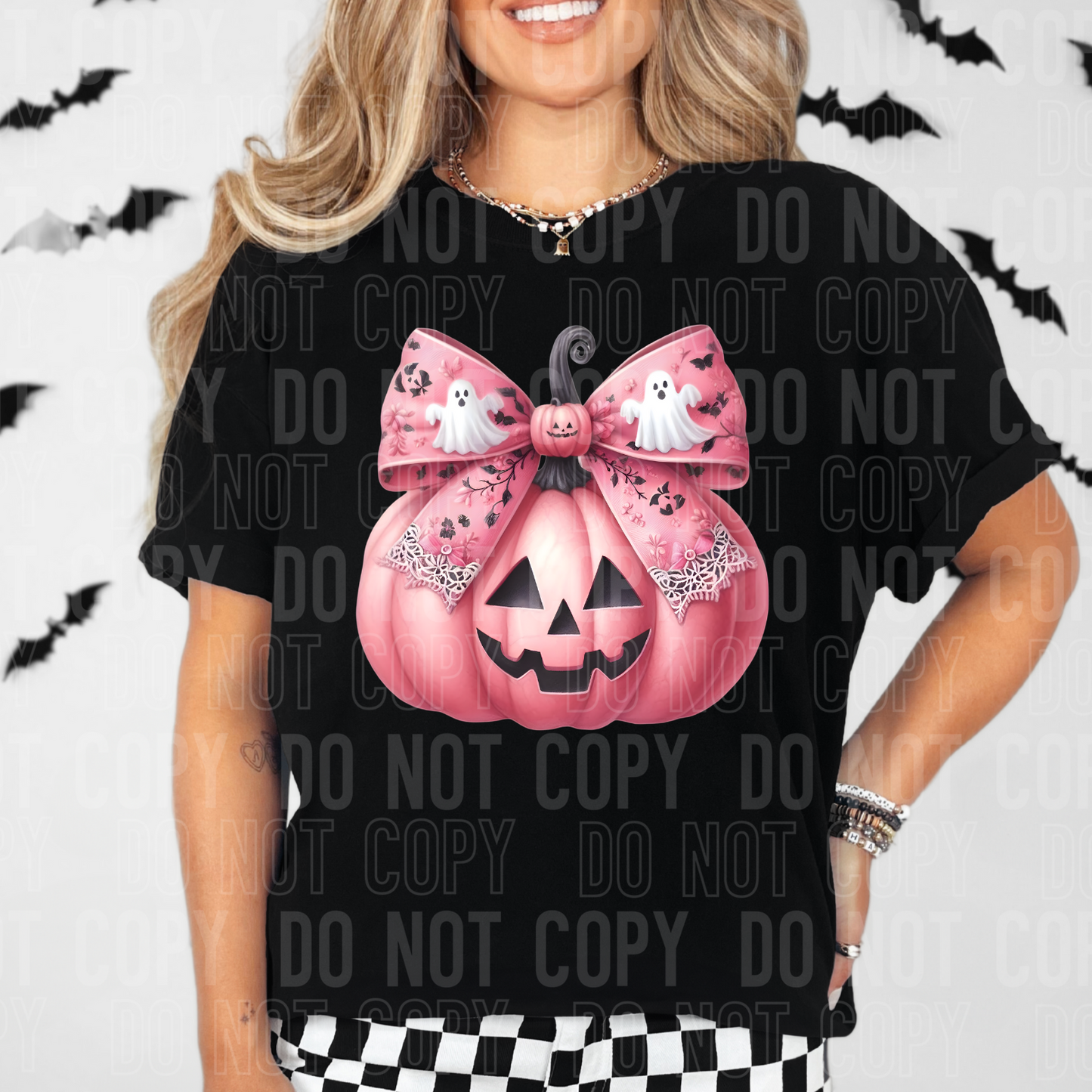 Pink jack-o-lantern