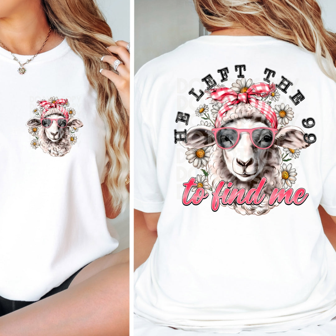 He left the 99 to find me (Back)