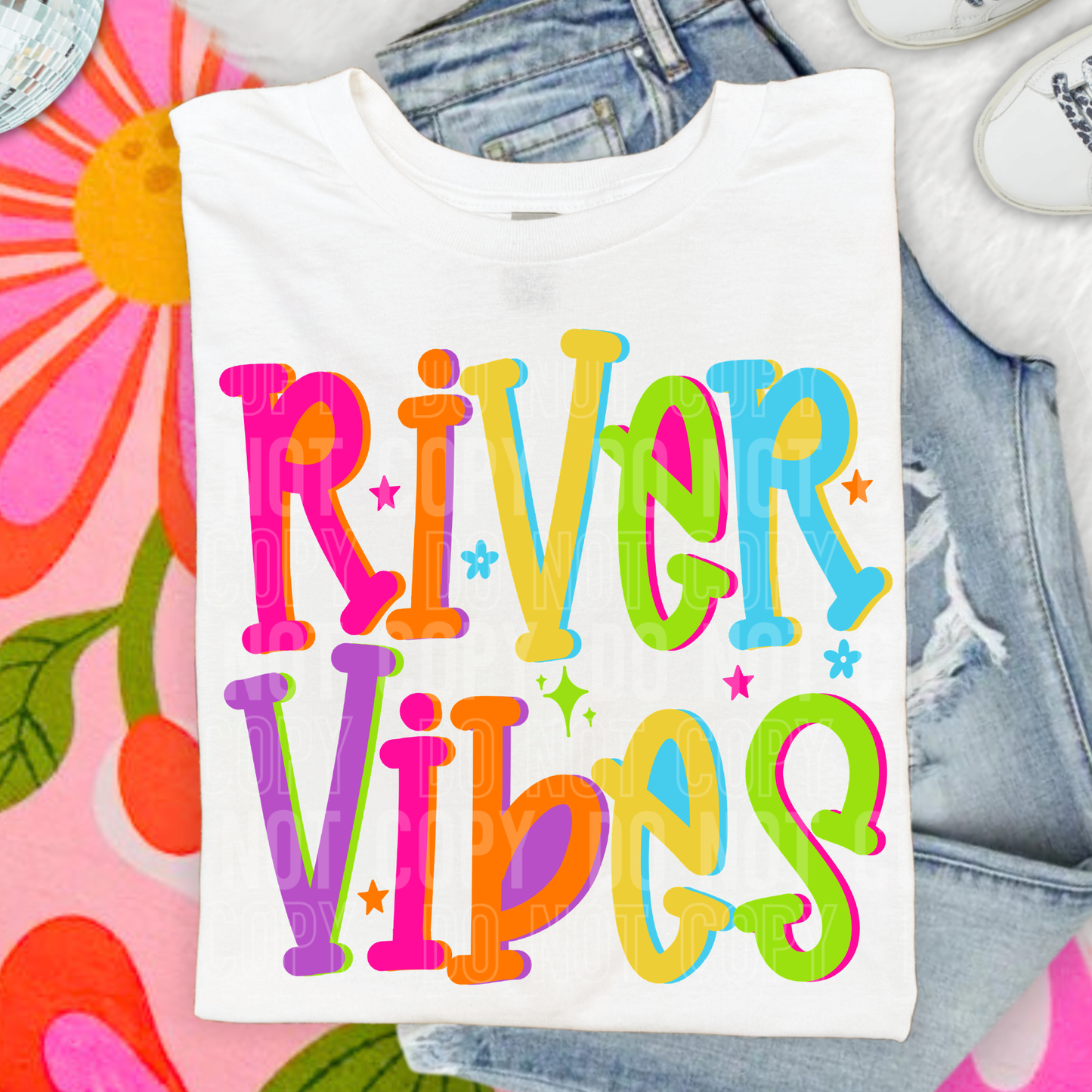 River Vibes DTF Transfer