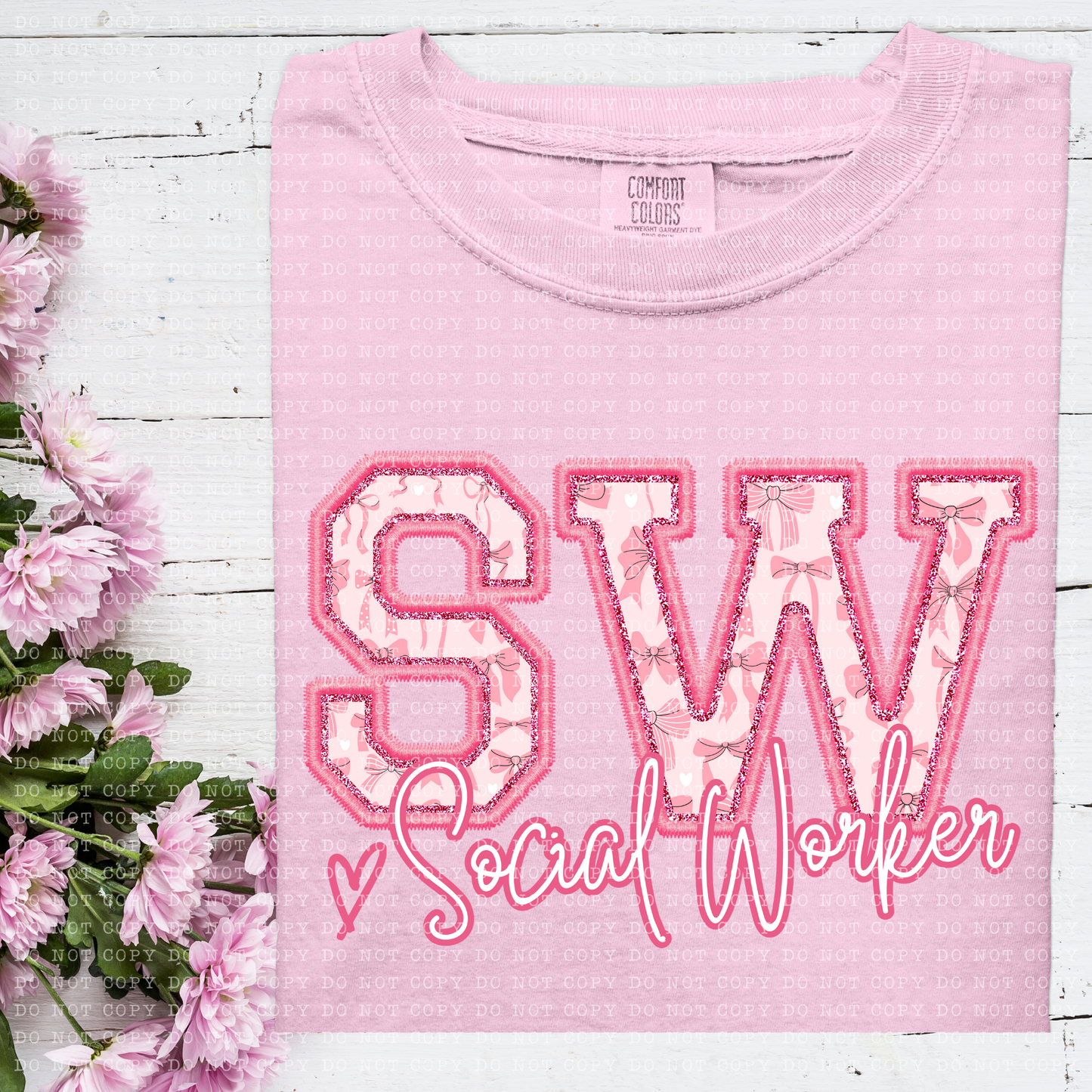 Pink Coquette Social Worker