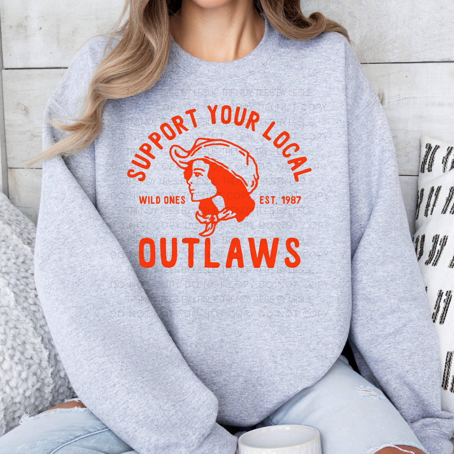 Support Your Local Outlaws DTF Transfer