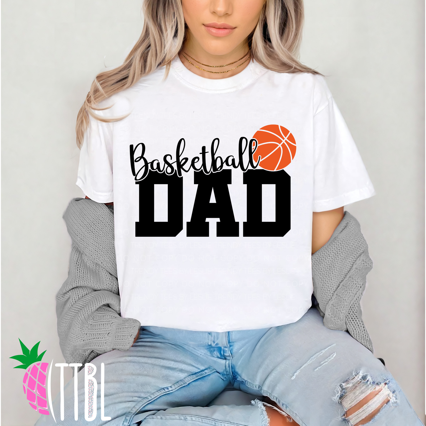 Basketball Dad DTF Transfer