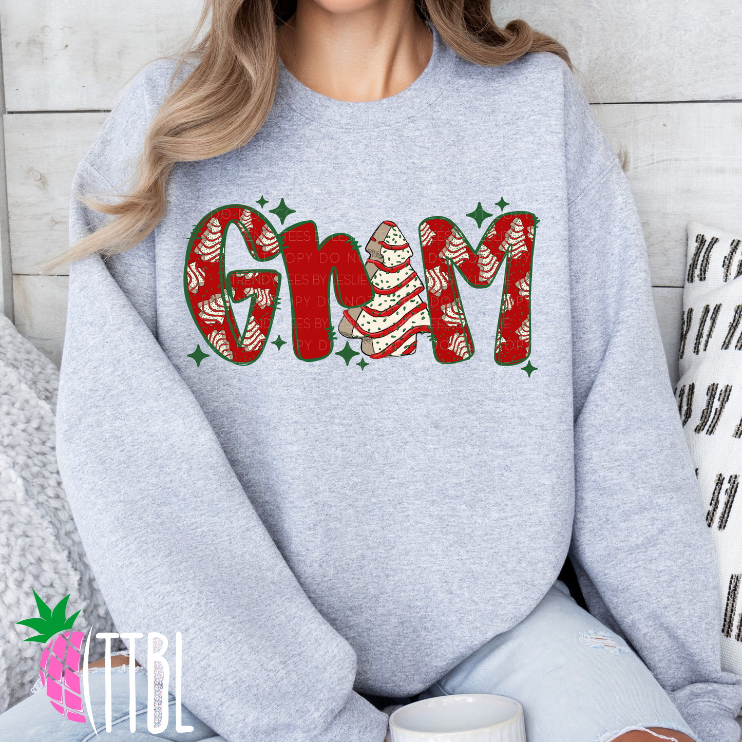 Gram Christmas Tree Cake