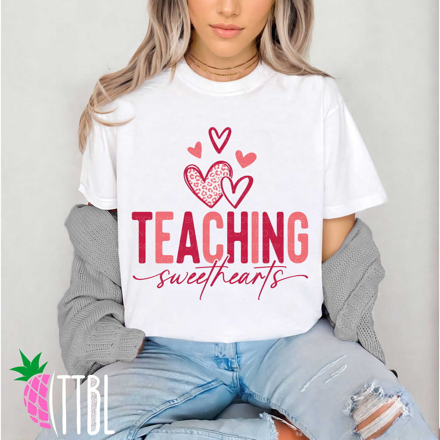 Teaching Sweethearts DTF Transfer