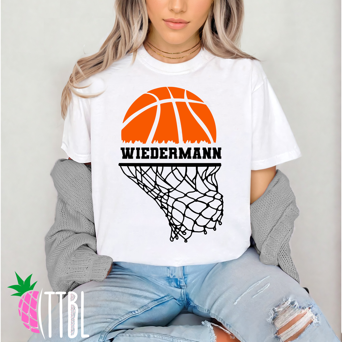 Custom School Basketball DTF Transfers