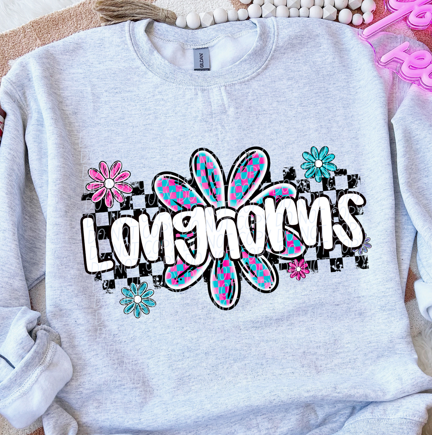 Longhorns (checker flower mascots)