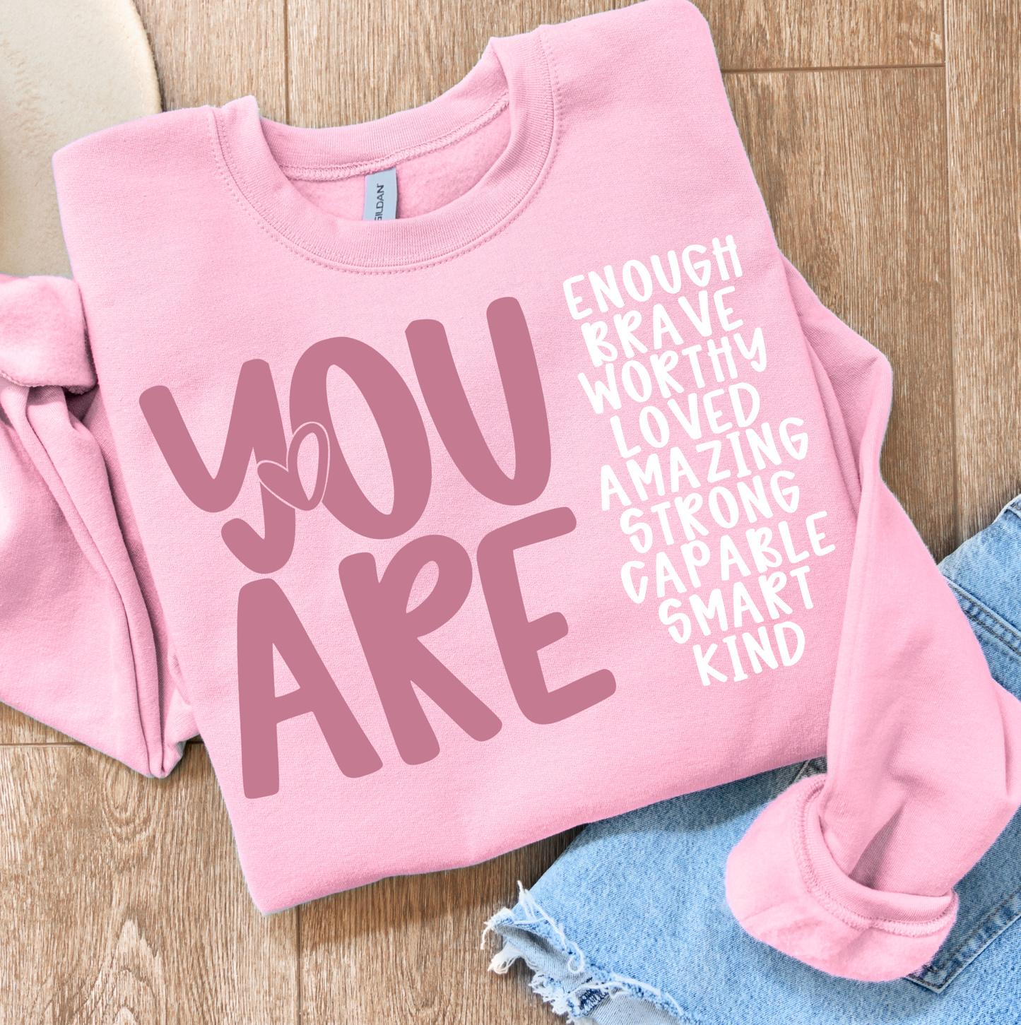 You are (white)