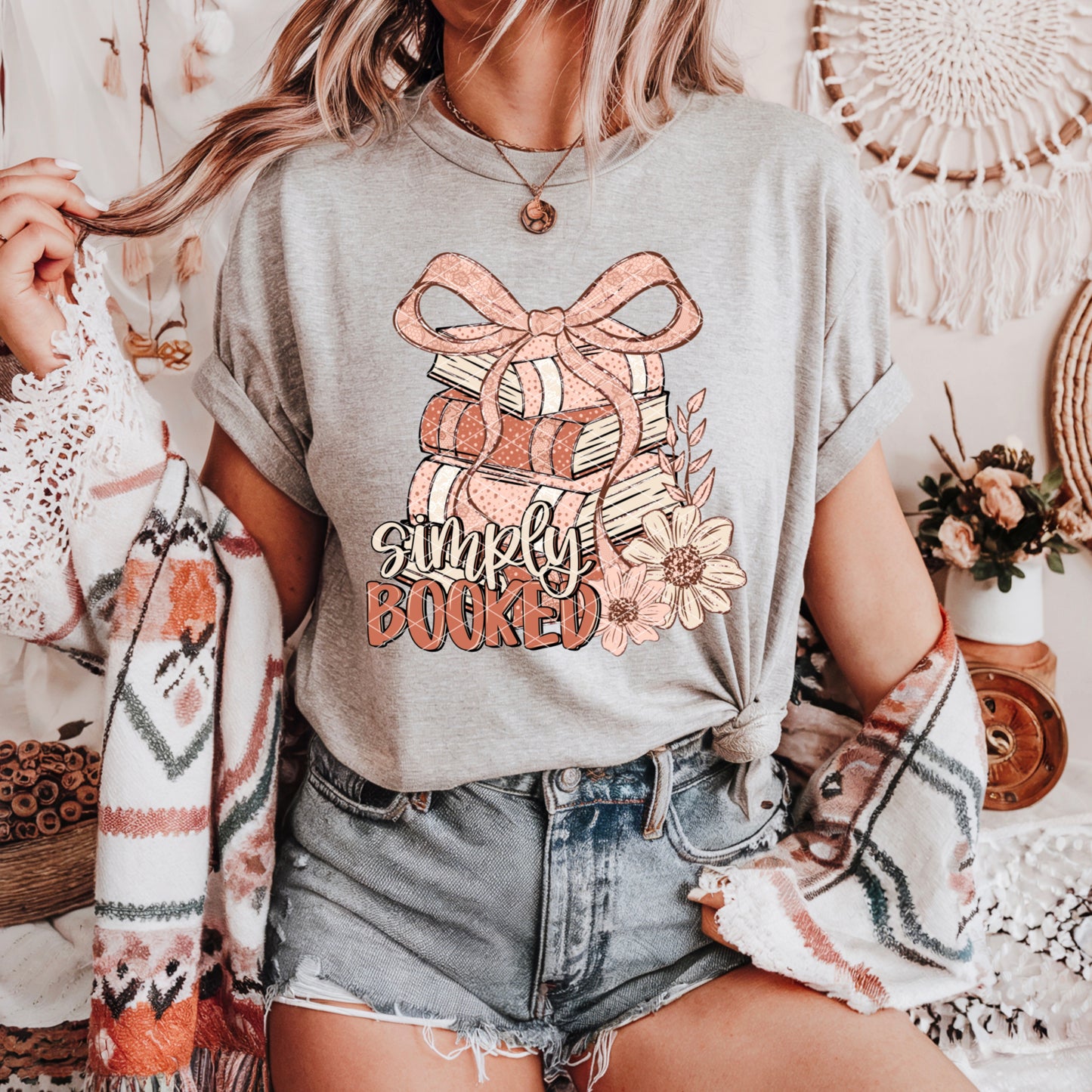 Simply Booked Book Lover DTF Transfer