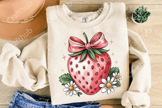 Strawberry flower coquette