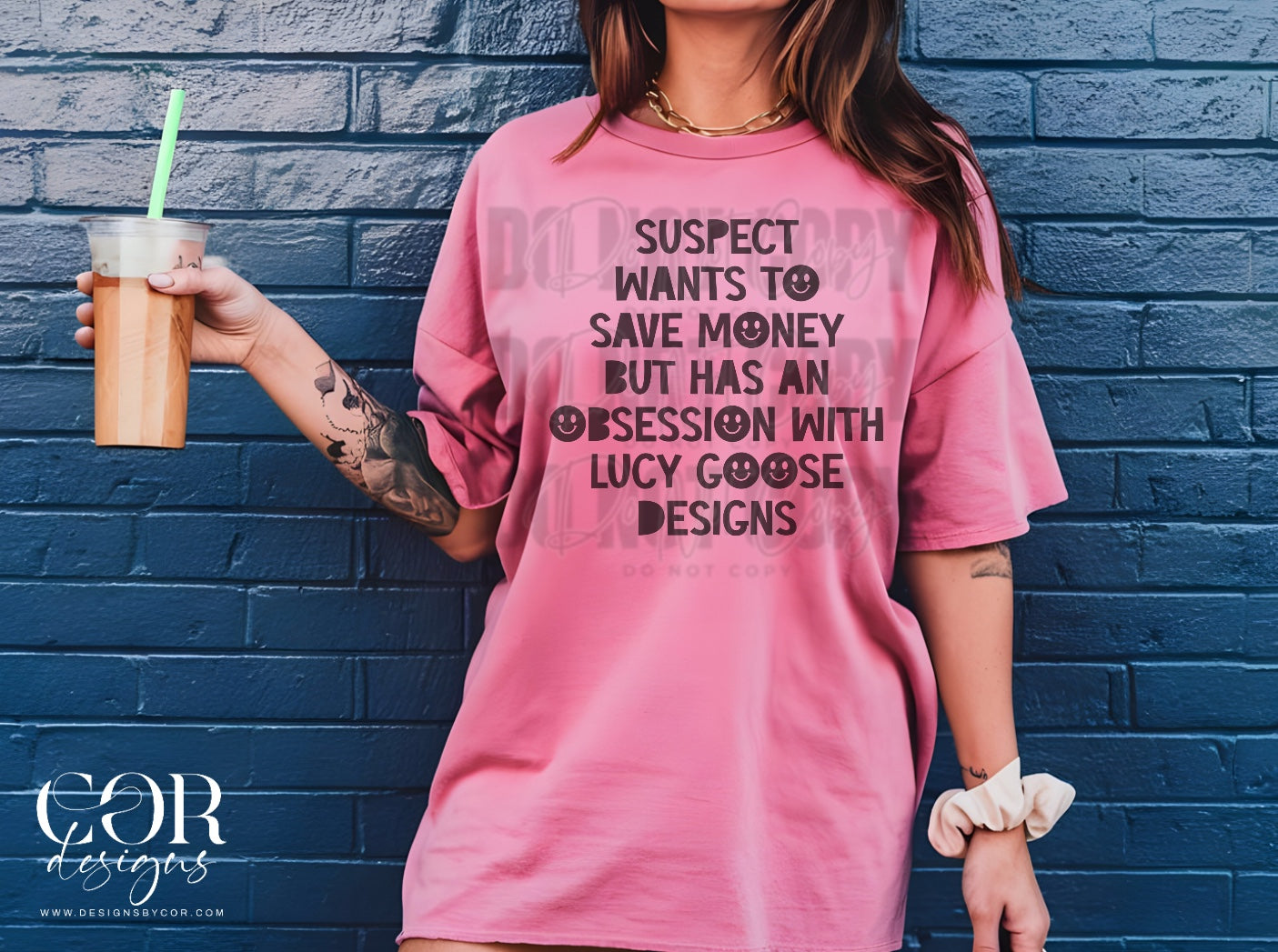 Suspect wants to save money but has an obsession with lucky goose designs