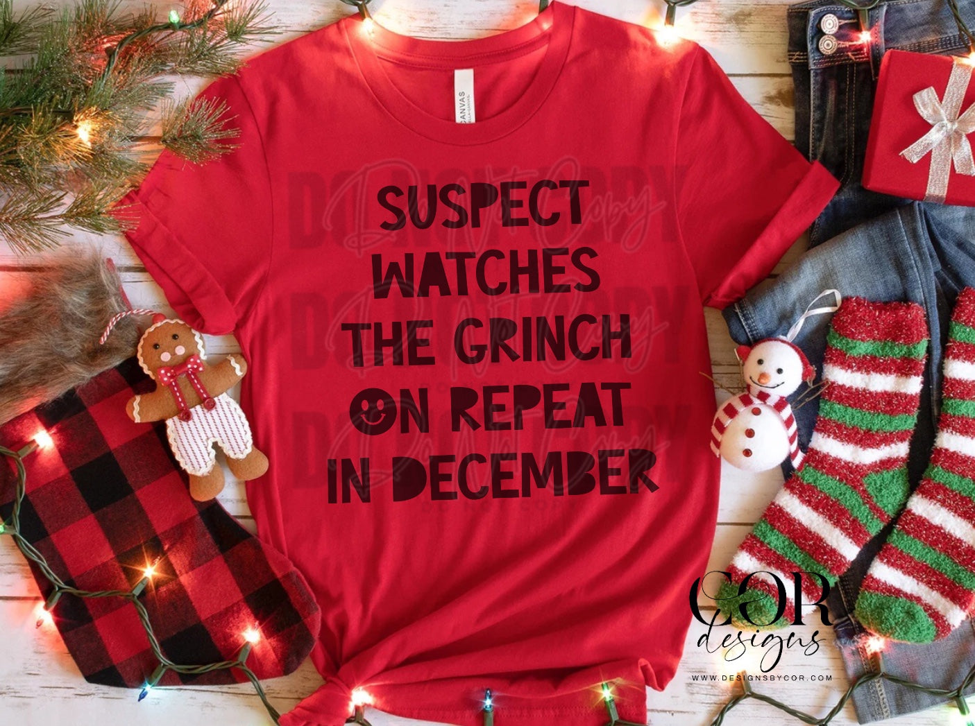 Suspect watches the grinch on repeat in December