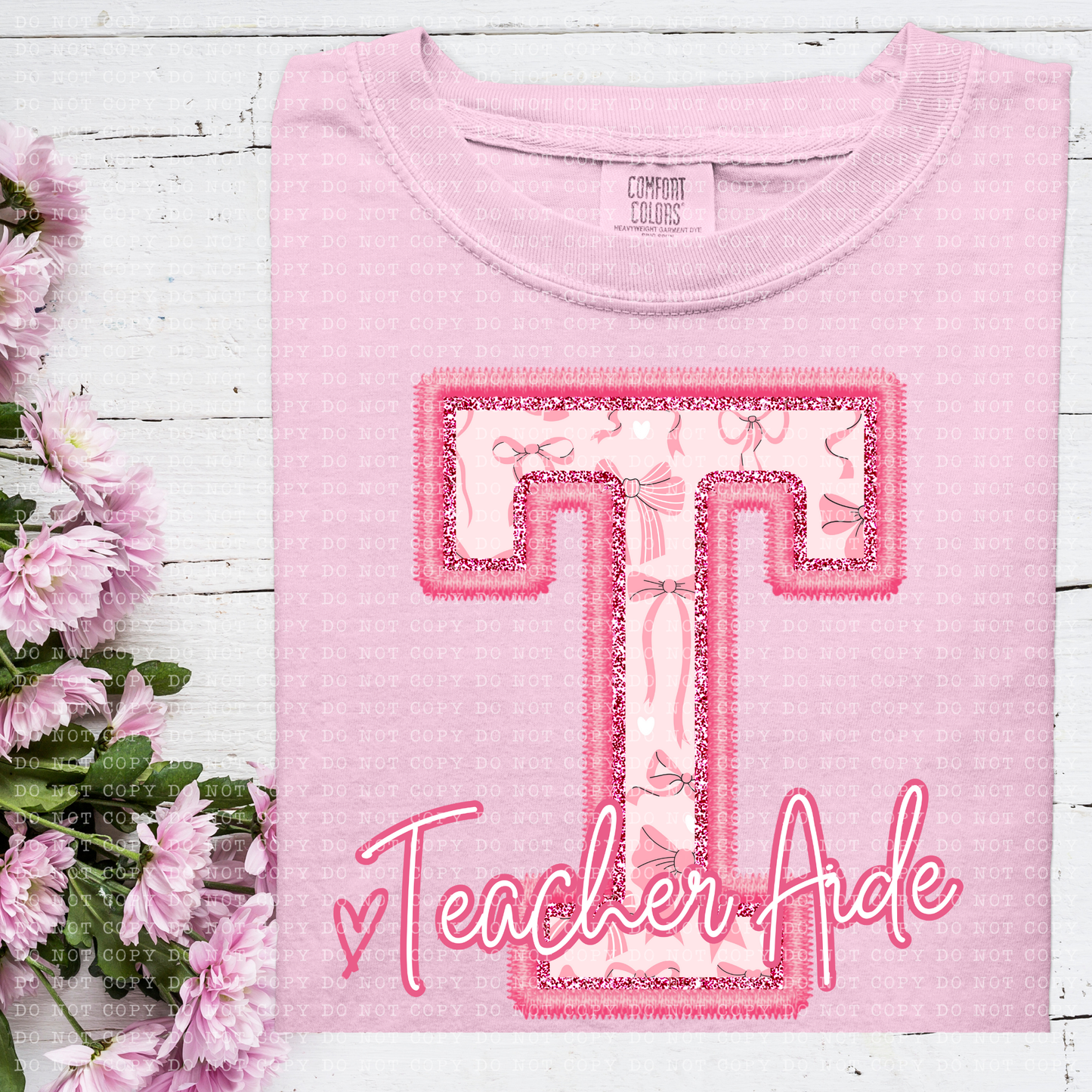 Pink Coquette Teacher Aide