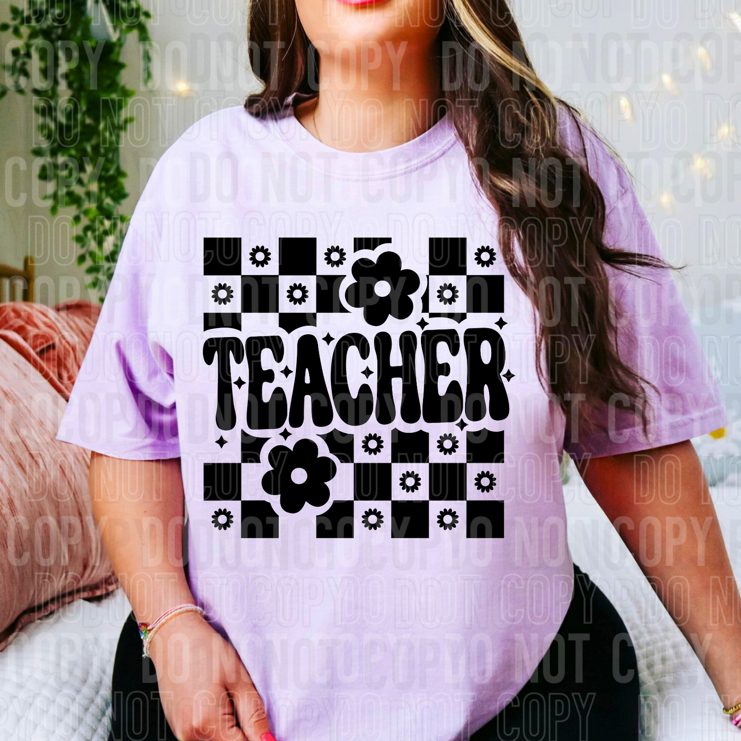 Teacher Checkered (black)