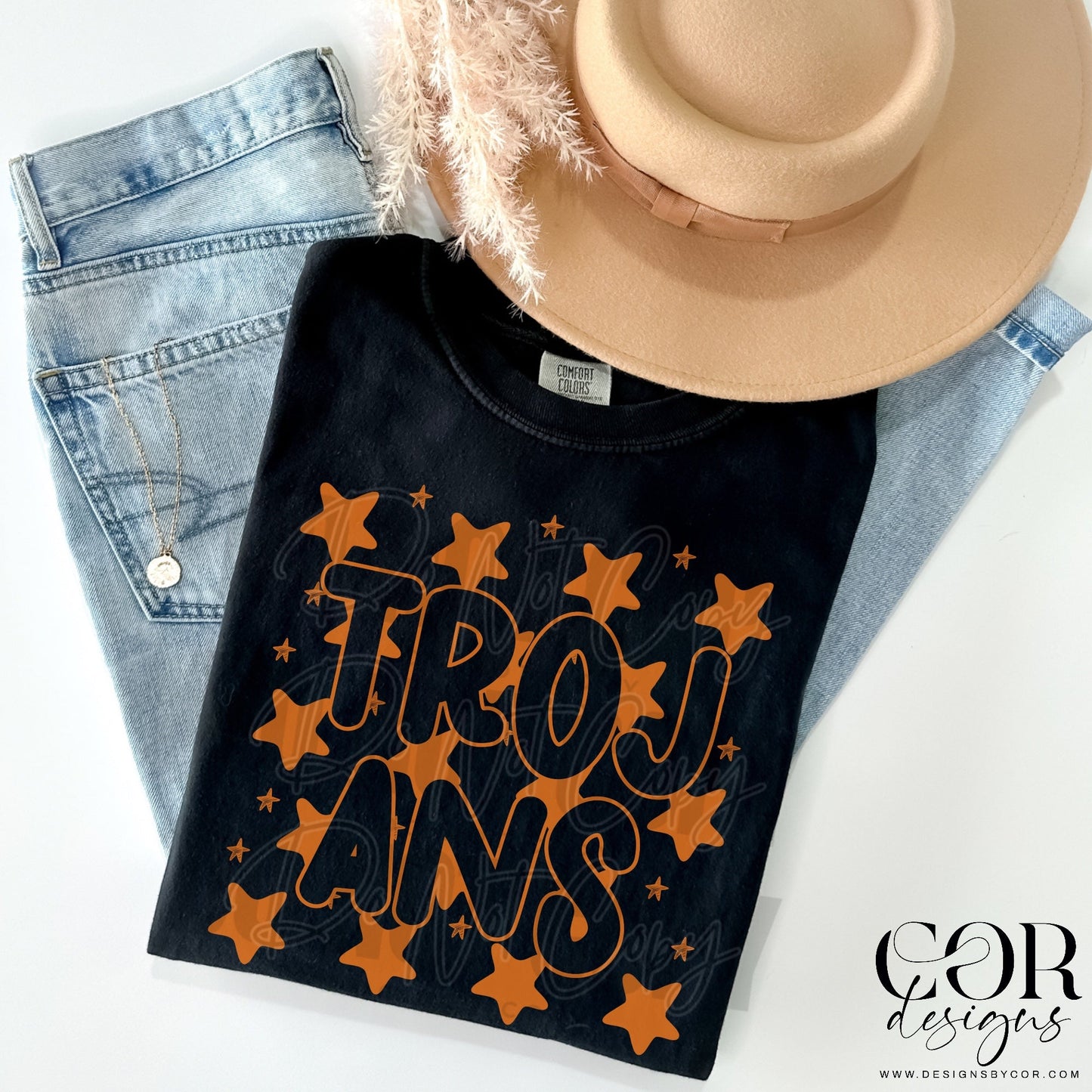 Trojans (orange stars)