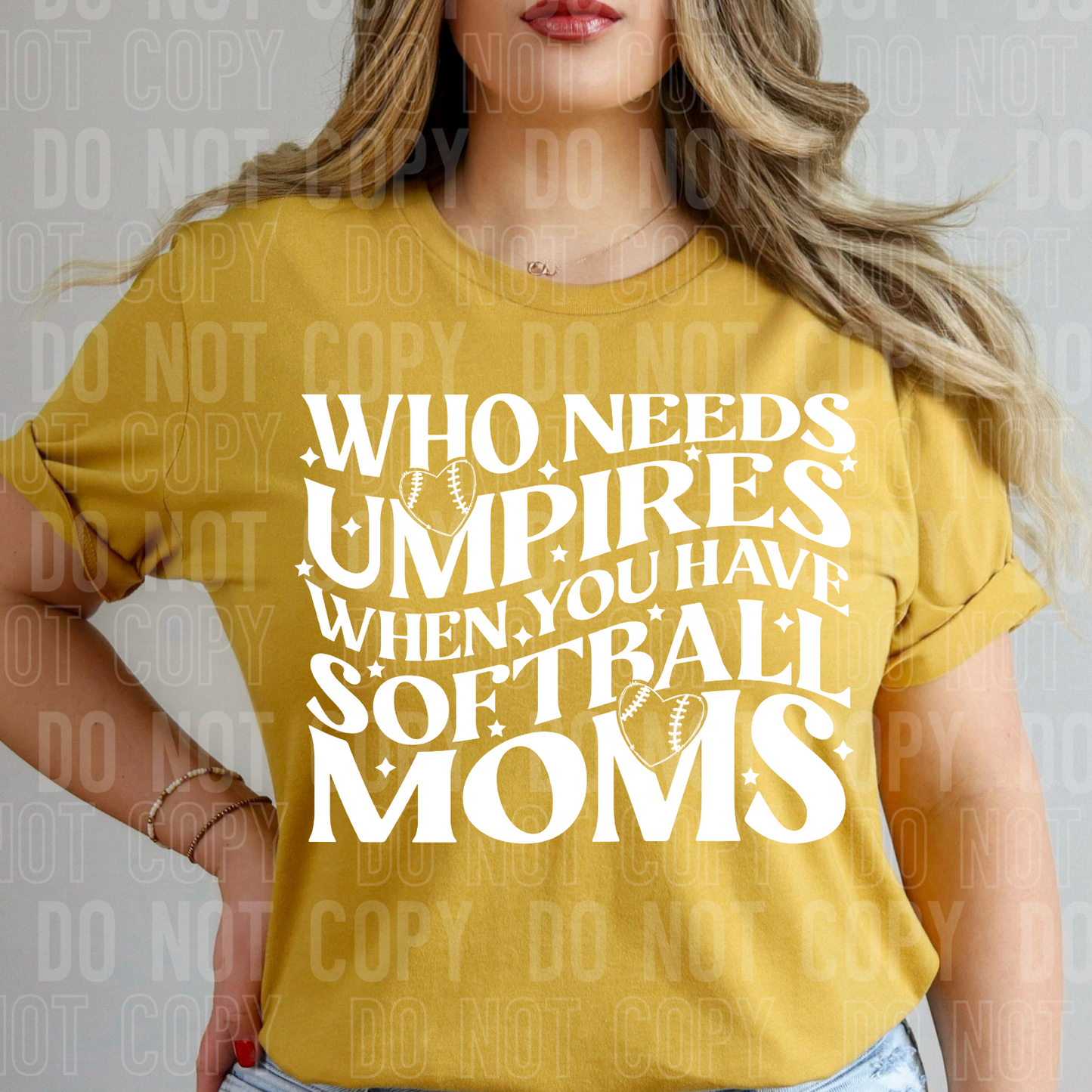 Who needs umpires when you have softball moms (white)