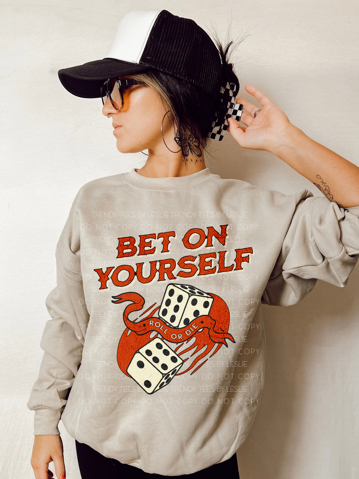 Bet On Yourself DTF Transfer (white)