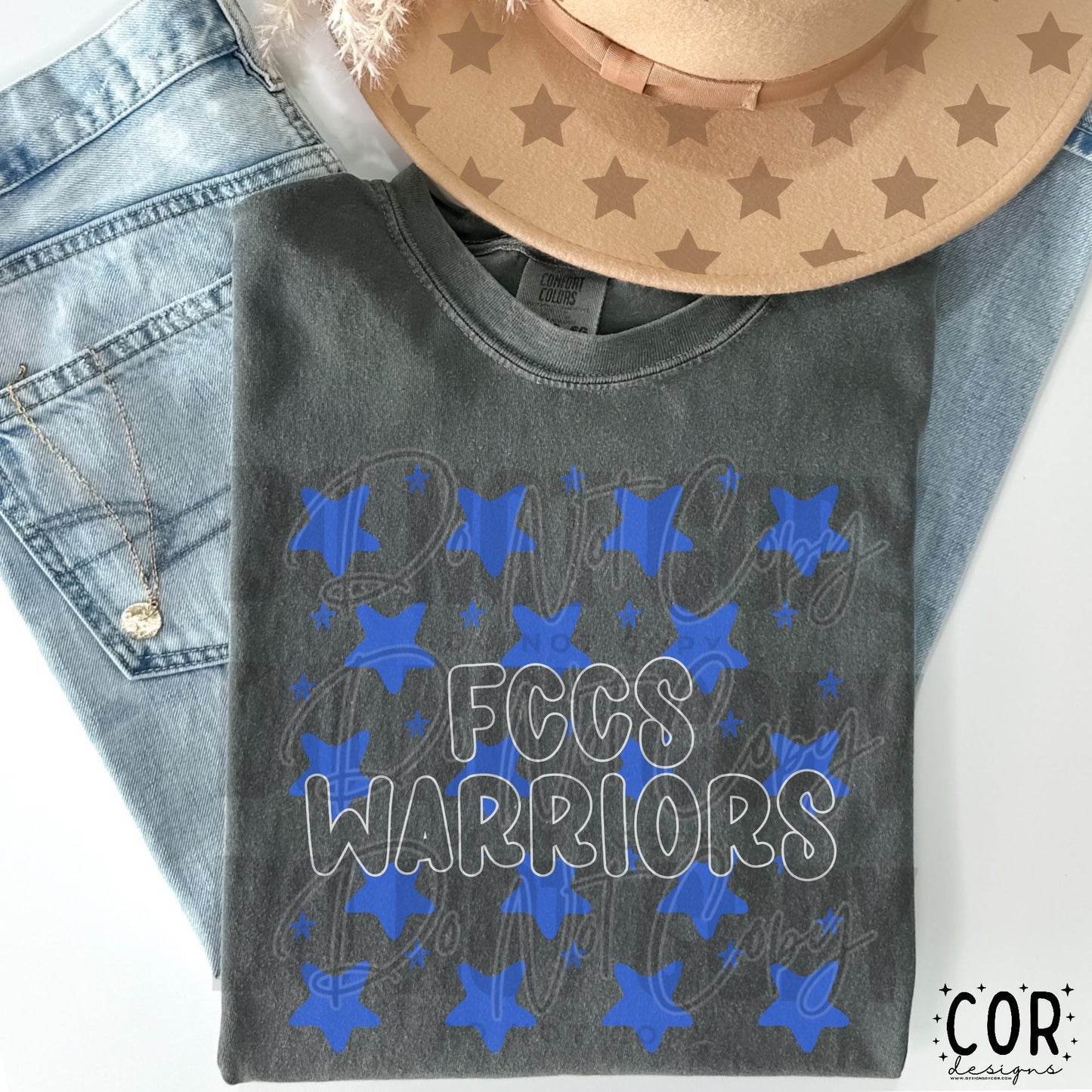 FCCS Warriors (blue stars)