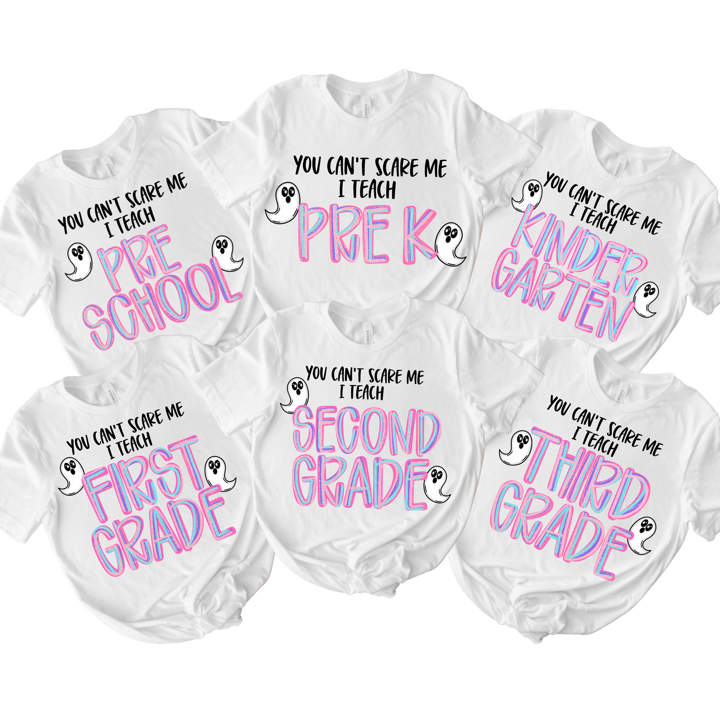 You can't scare me I teach first grade (black)