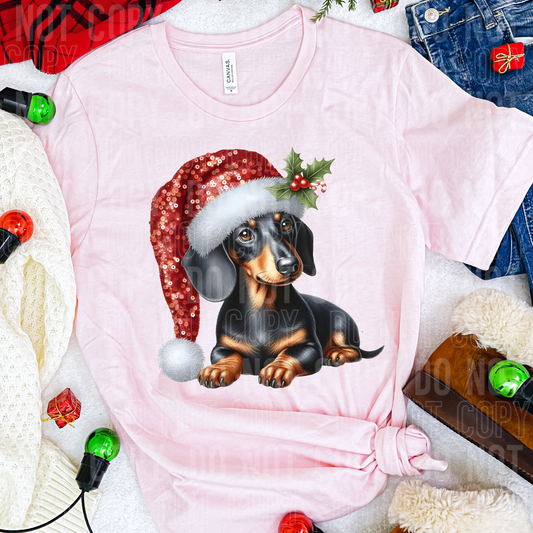Christmas Dachshund