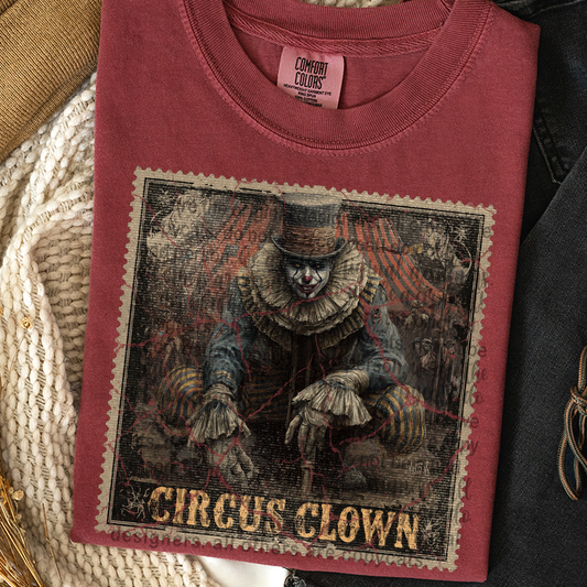 Circus Clown Stamp