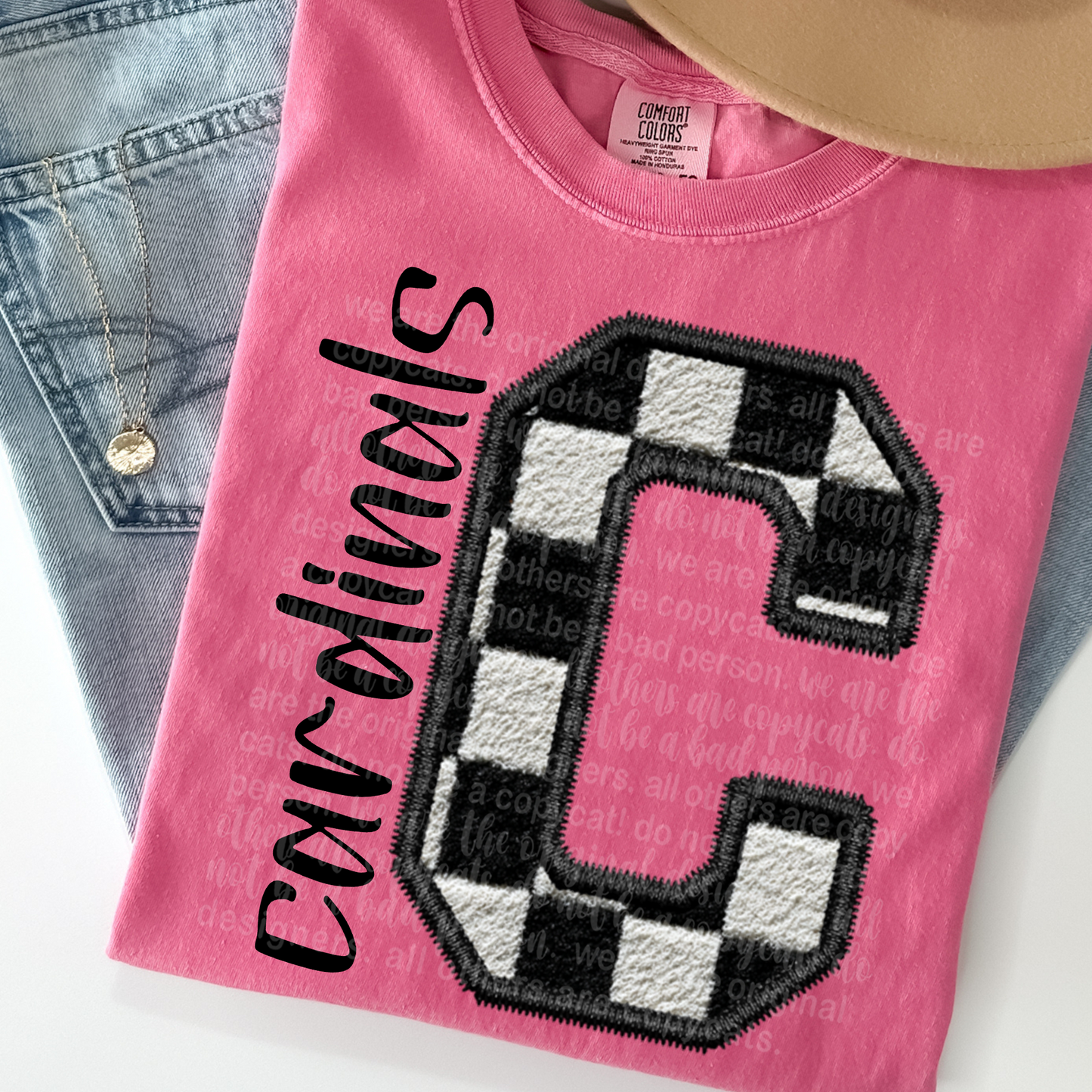 Cardinals (fuzzy checkered)