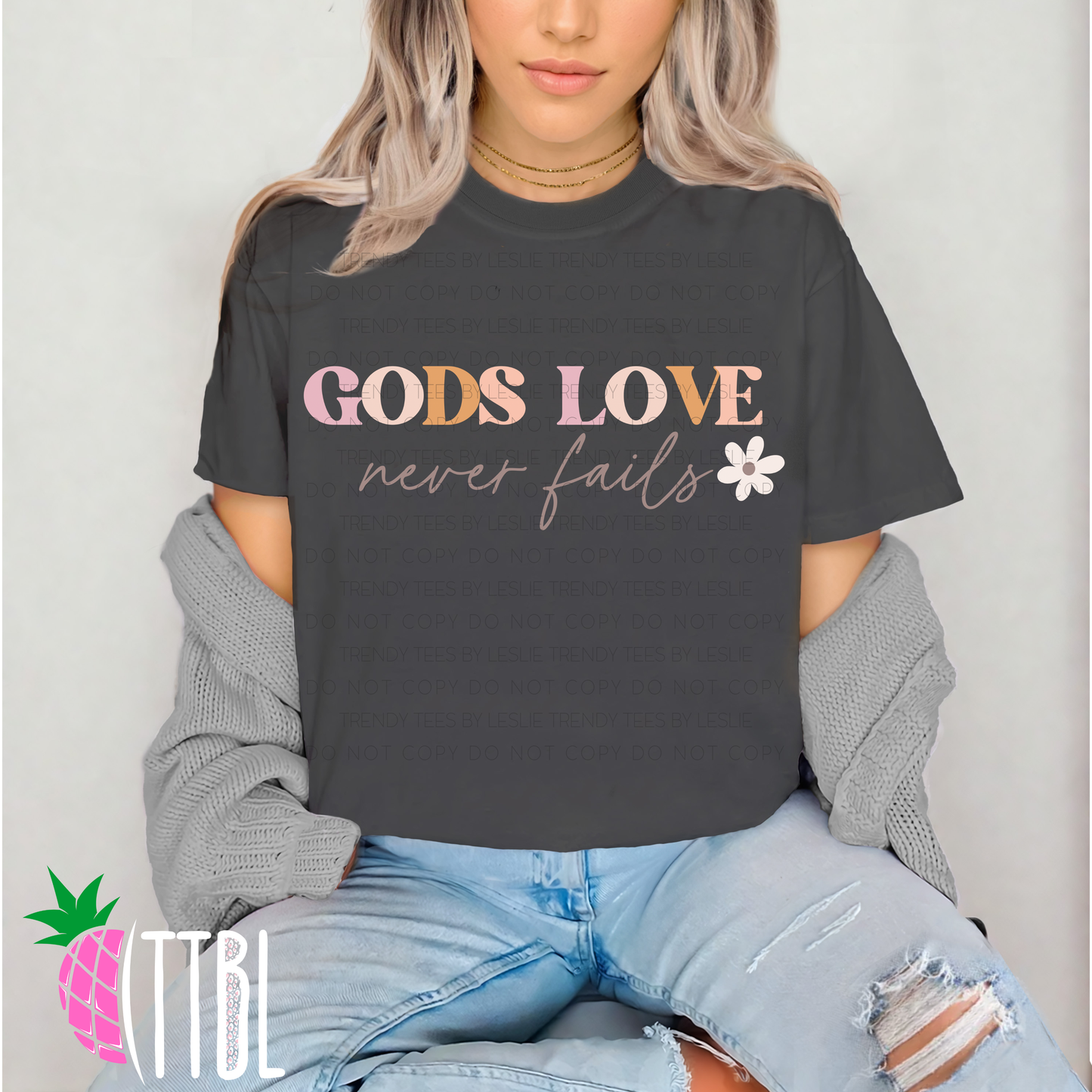 Gods love never fails