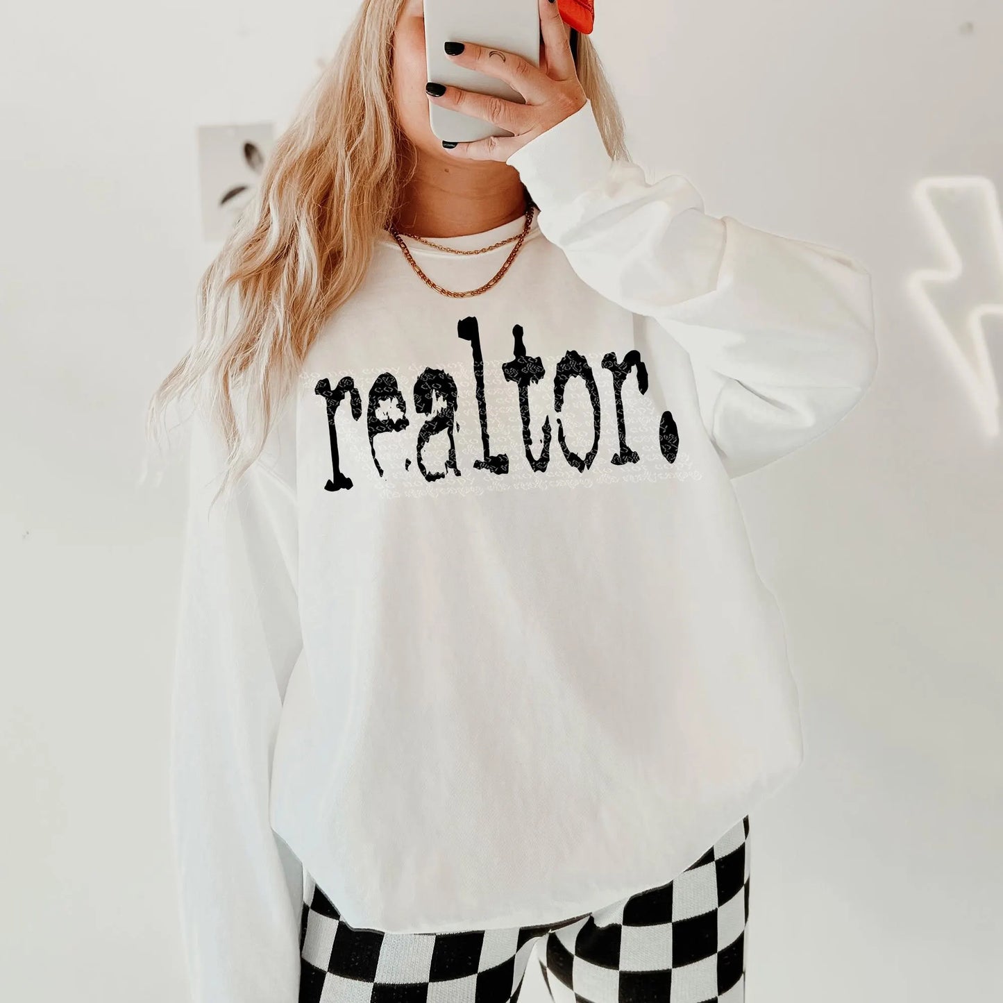 Realtor Typography DTF Transfer