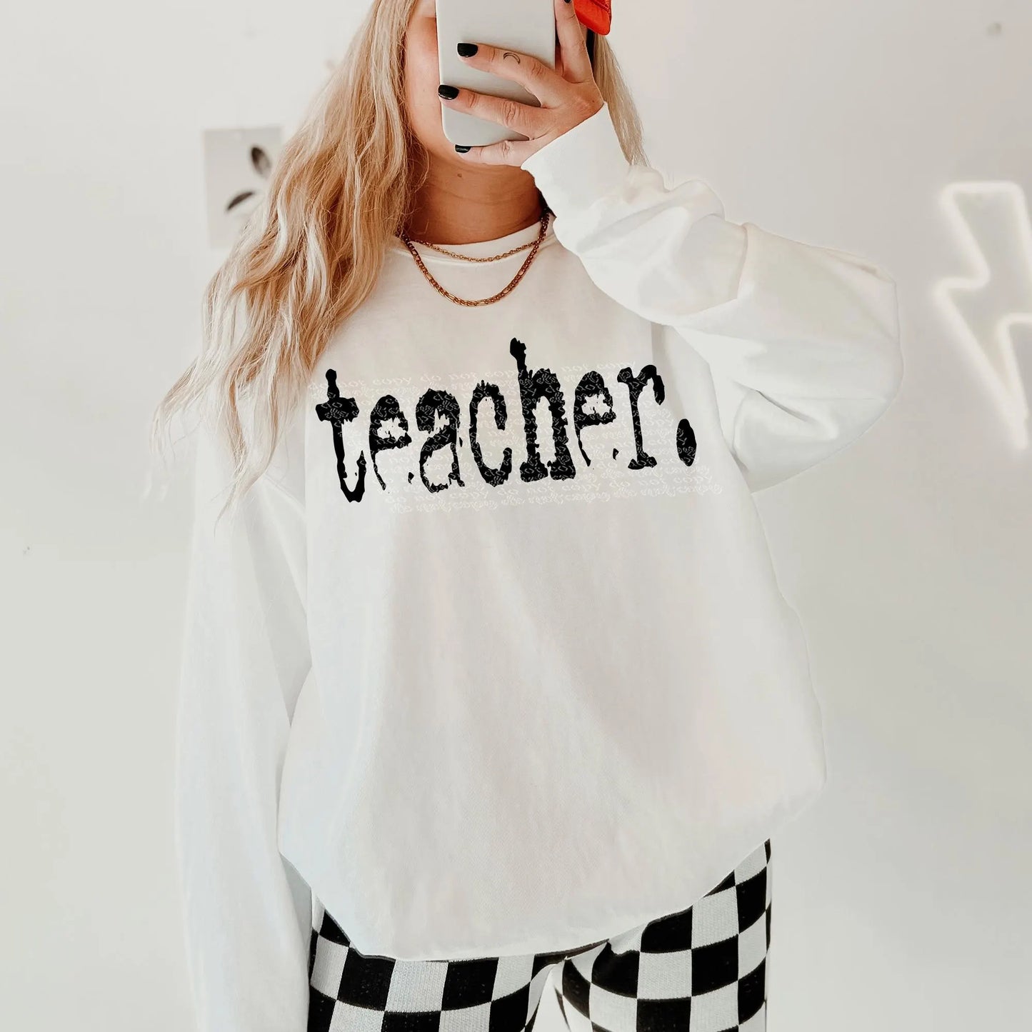 Teacher Typography DTF Transfer