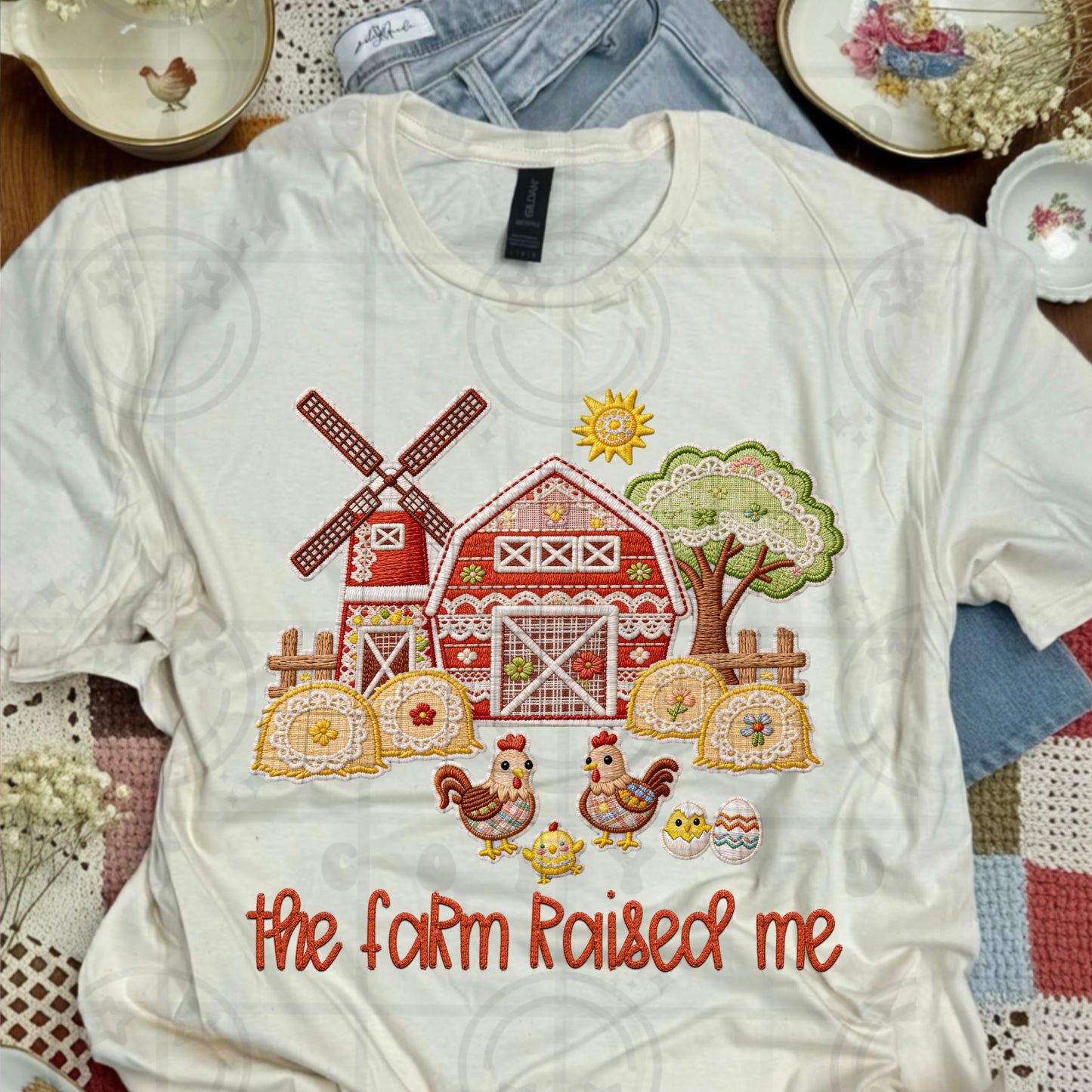 The Farm Raised Me DTF Transfer