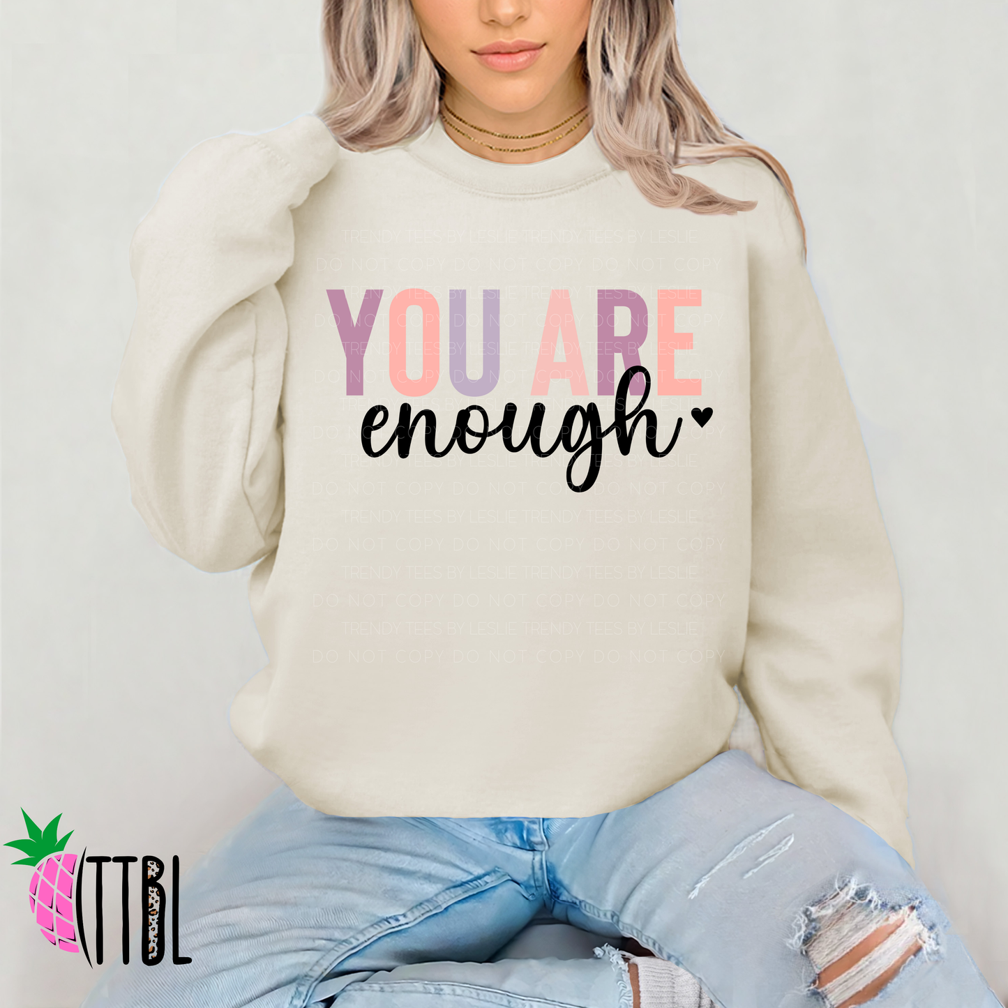 You are enough (black)