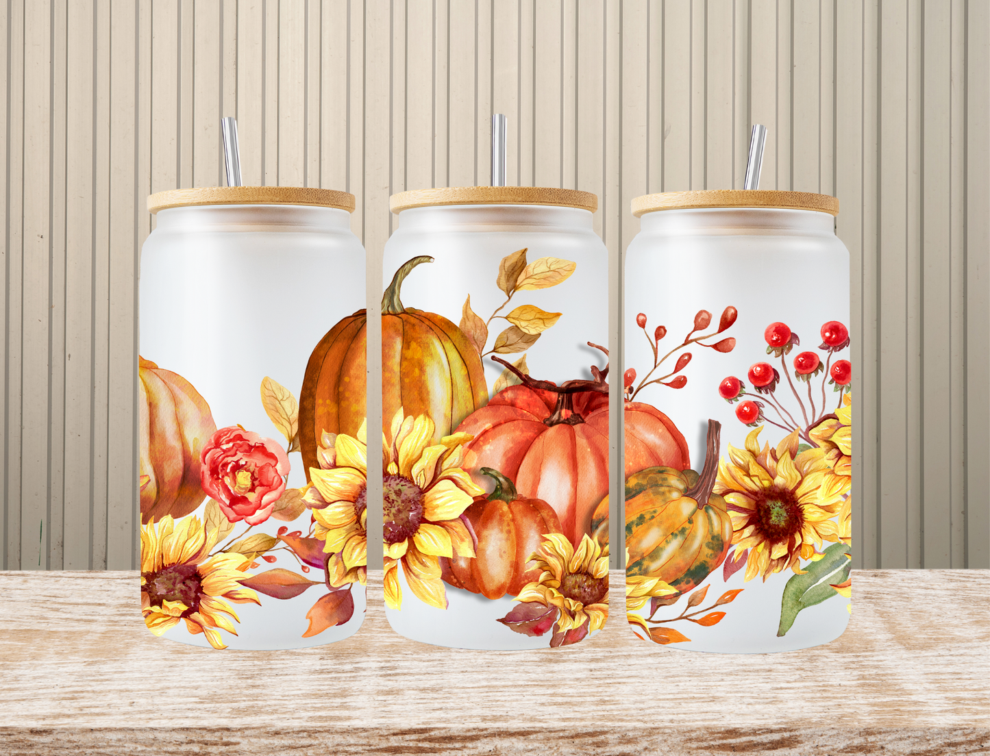 Pumpkins and sunflowers - UV Libby Wrap